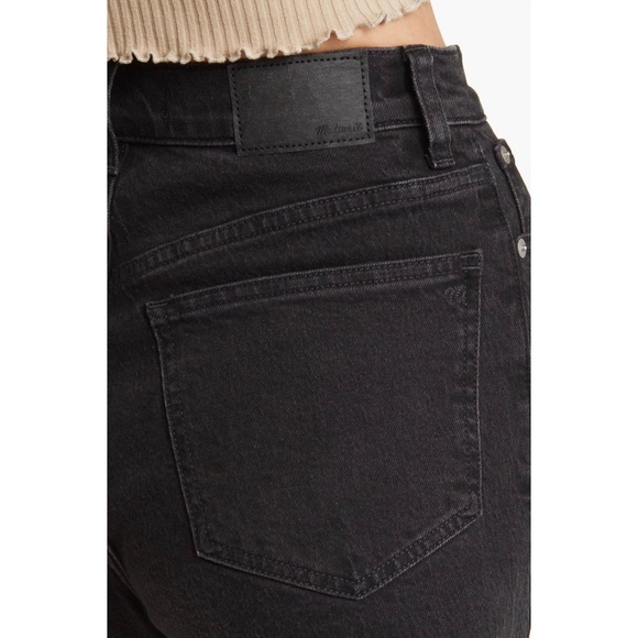 NWOT Madewell women’s 90s straight leg black denim jeans black wash size 27 - Picture 4 of 15